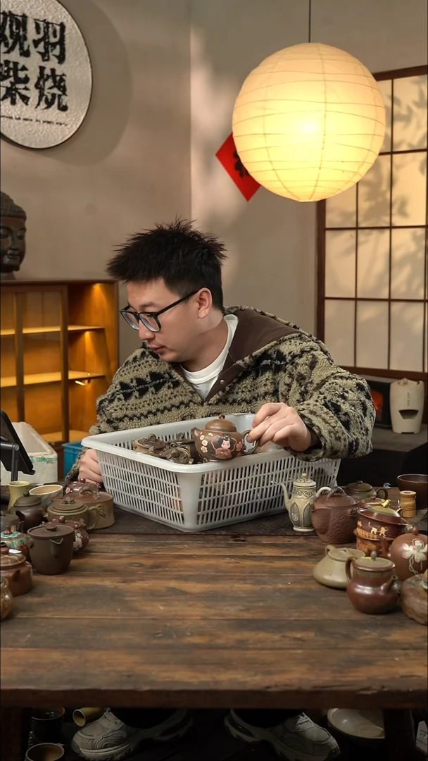 茶杯紫砂瑕疵本绿宝瓶，任发其一