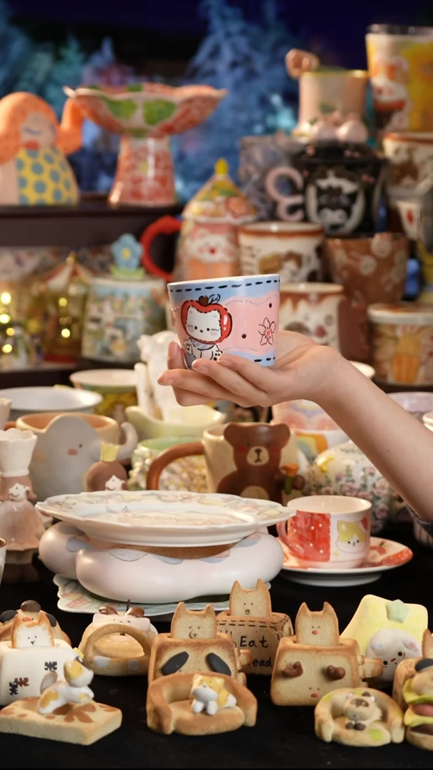 其他陶景德镇釉下彩手绘设计师款陶瓷