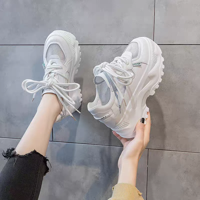 A-306老爹鞋时尚夏季透网厚底超轻运动休闲老爹鞋