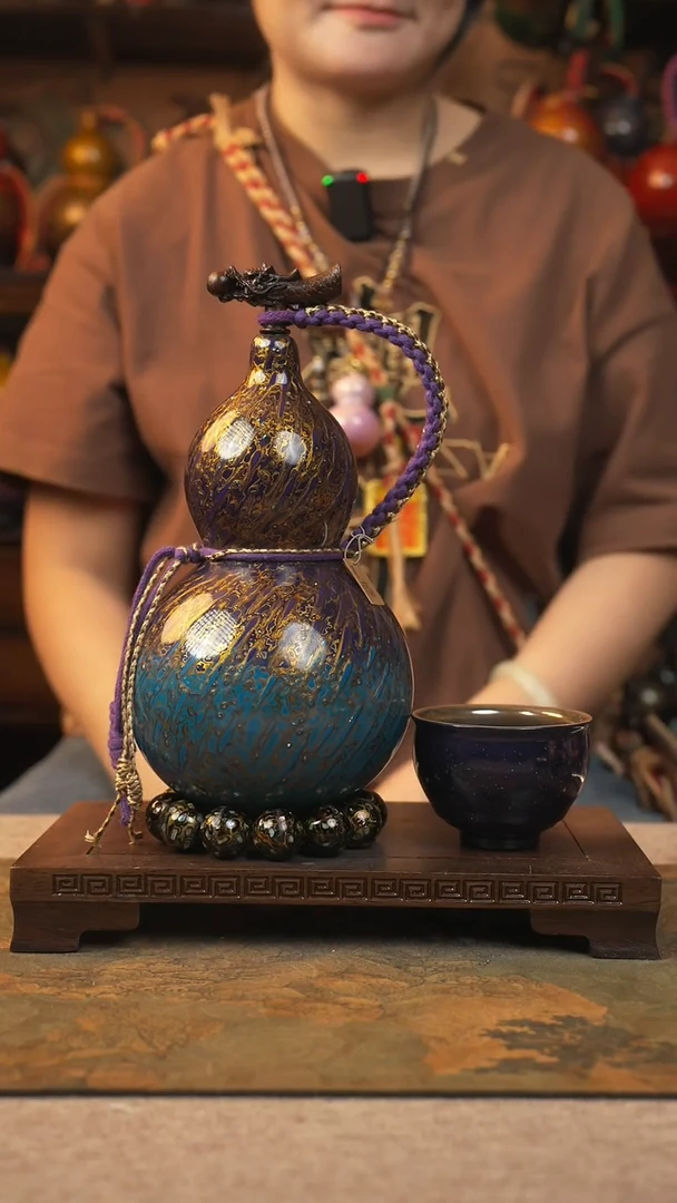 148大漆一物一拍记葫堂出品【加建盏杯】