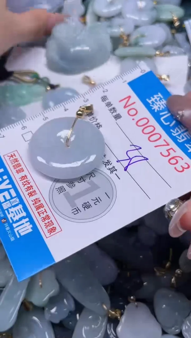 颈饰未镶嵌翡翠7563