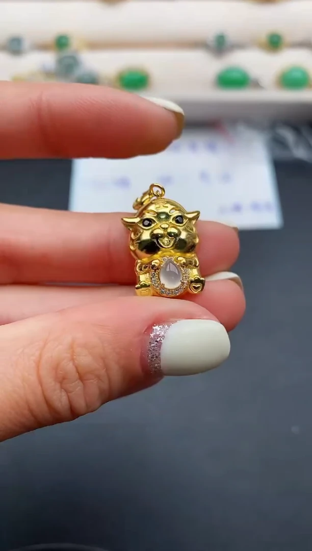 银S925镶嵌戒指翡翠8888888+1