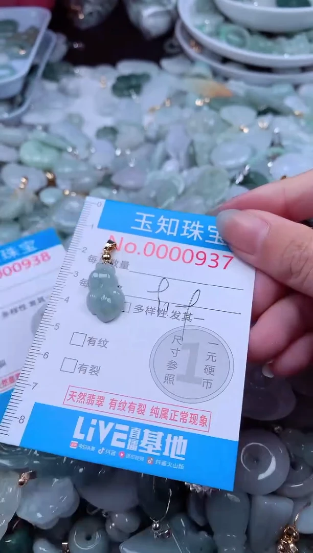 翡翠未镶嵌吊坠(不含链)937