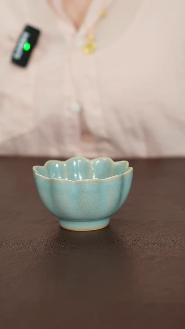 摆件汝宋汝瓷原矿釉395