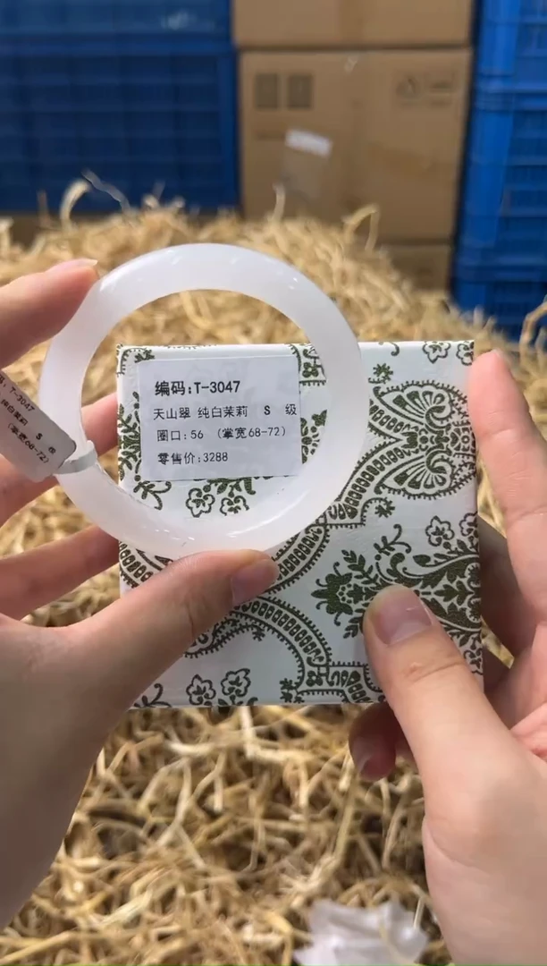 未镶嵌手镯石英质玉T-3047