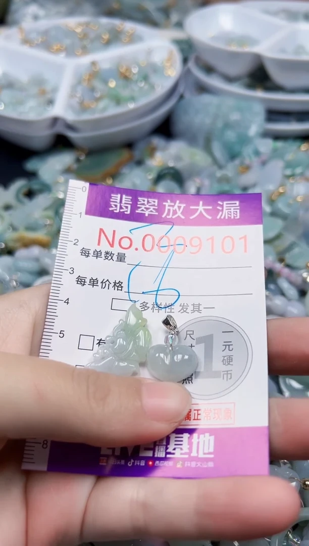 颈饰未镶嵌翡翠9101