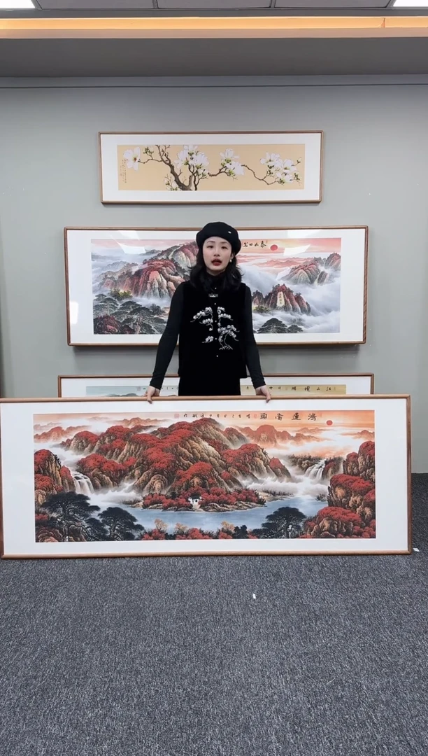 国画鸿运当头210*80