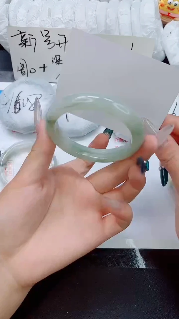石英质玉手镯未镶嵌0206-圈口58