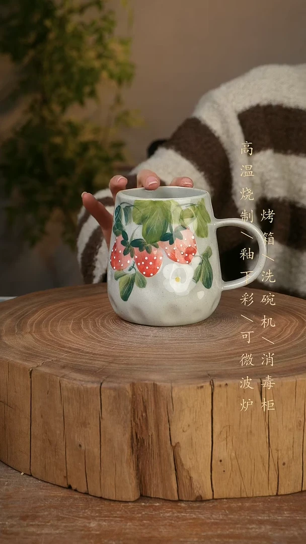 碗瓷景德镇手工手绘高温瓷釉下彩