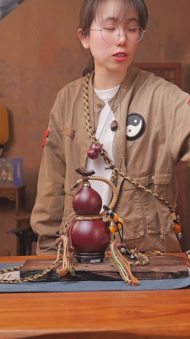 1448号链接精品大漆葫芦现货现发[一物一拍]