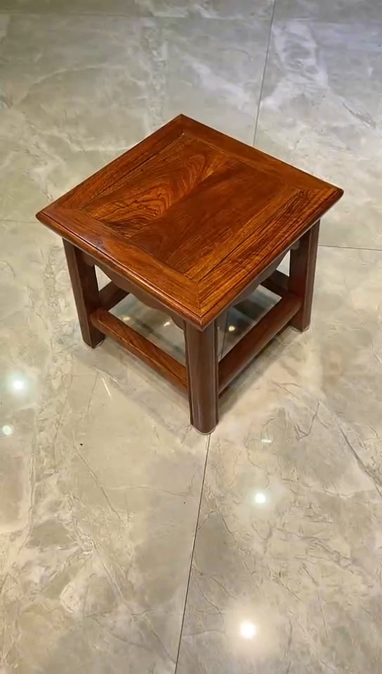 【闪购商品】花梨木类成套家具刺猬紫檀小方凳26*26*26