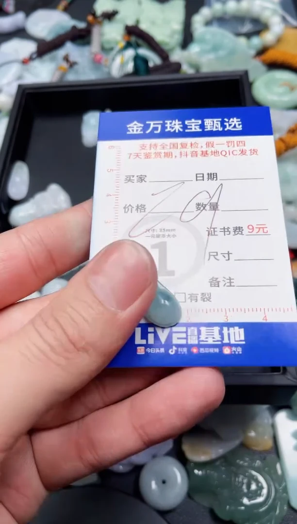 【闪购商品】翡翠颈饰未镶嵌天然翡翠a货