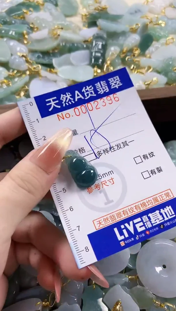 颈饰未镶嵌翡翠天然A货翡翠