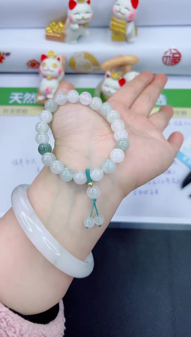 【闪购商品】石英质玉手镯未镶嵌999手串