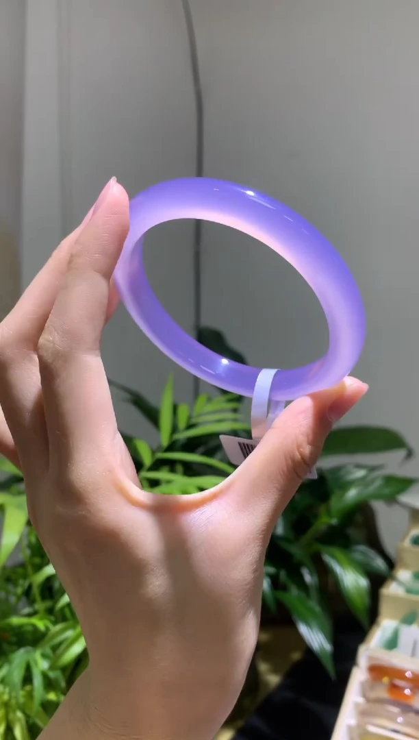 手镯玛瑙/玉髓未镶嵌紫薯冻冻