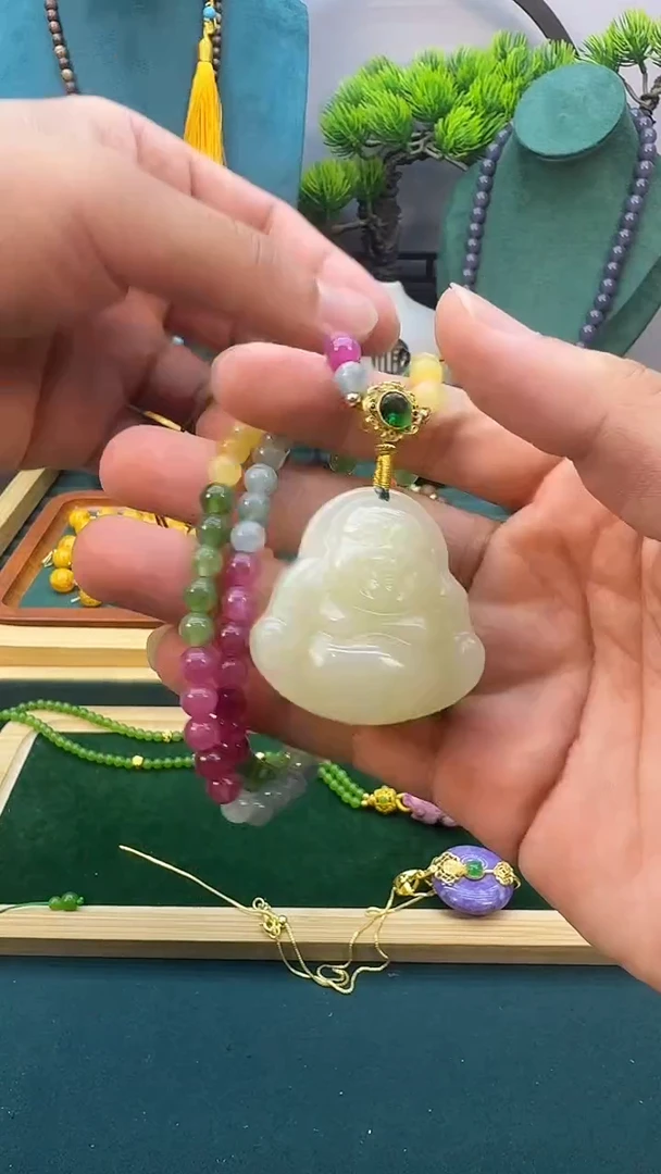 14K金镶嵌颈饰碧玺X50