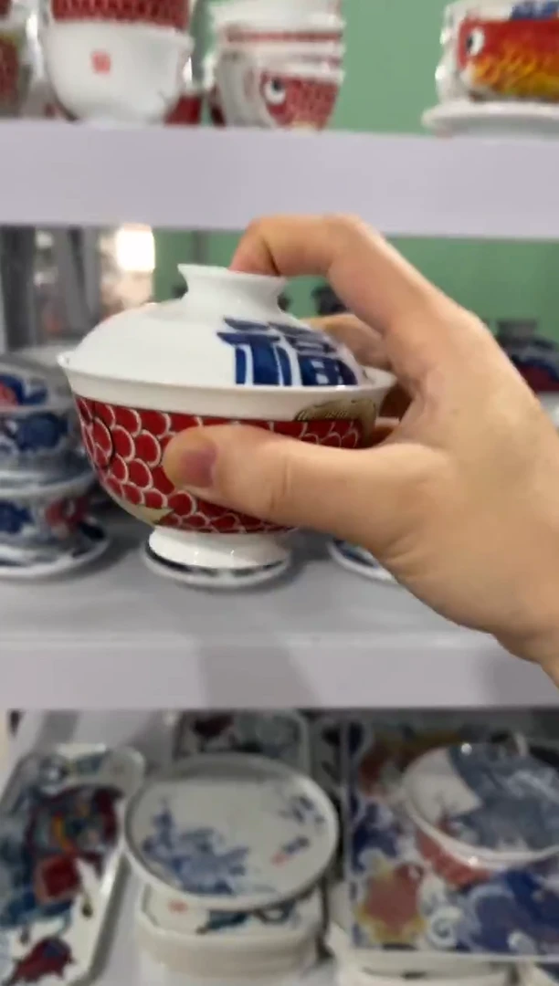 昨明纳福盖碗（微瑕价格）