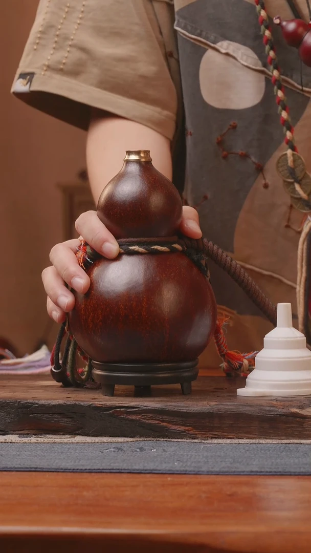 1109号精品大漆葫芦防腐防渗装水茶酒