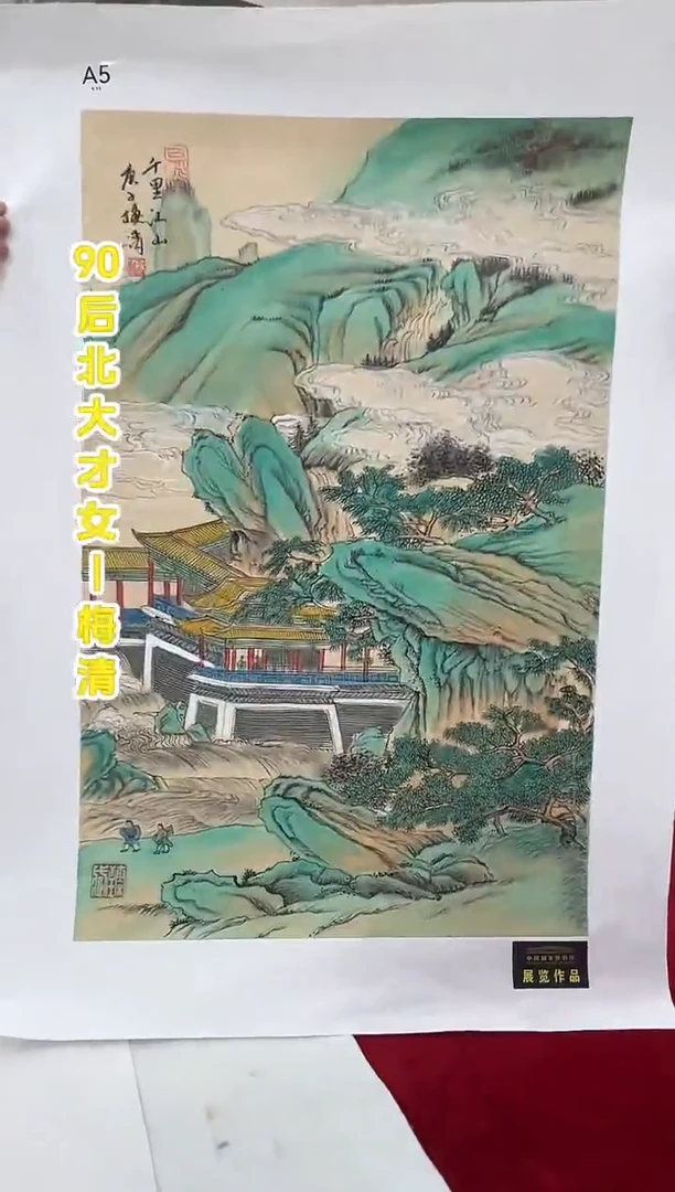 国画梅清老师2.7pc山水作品