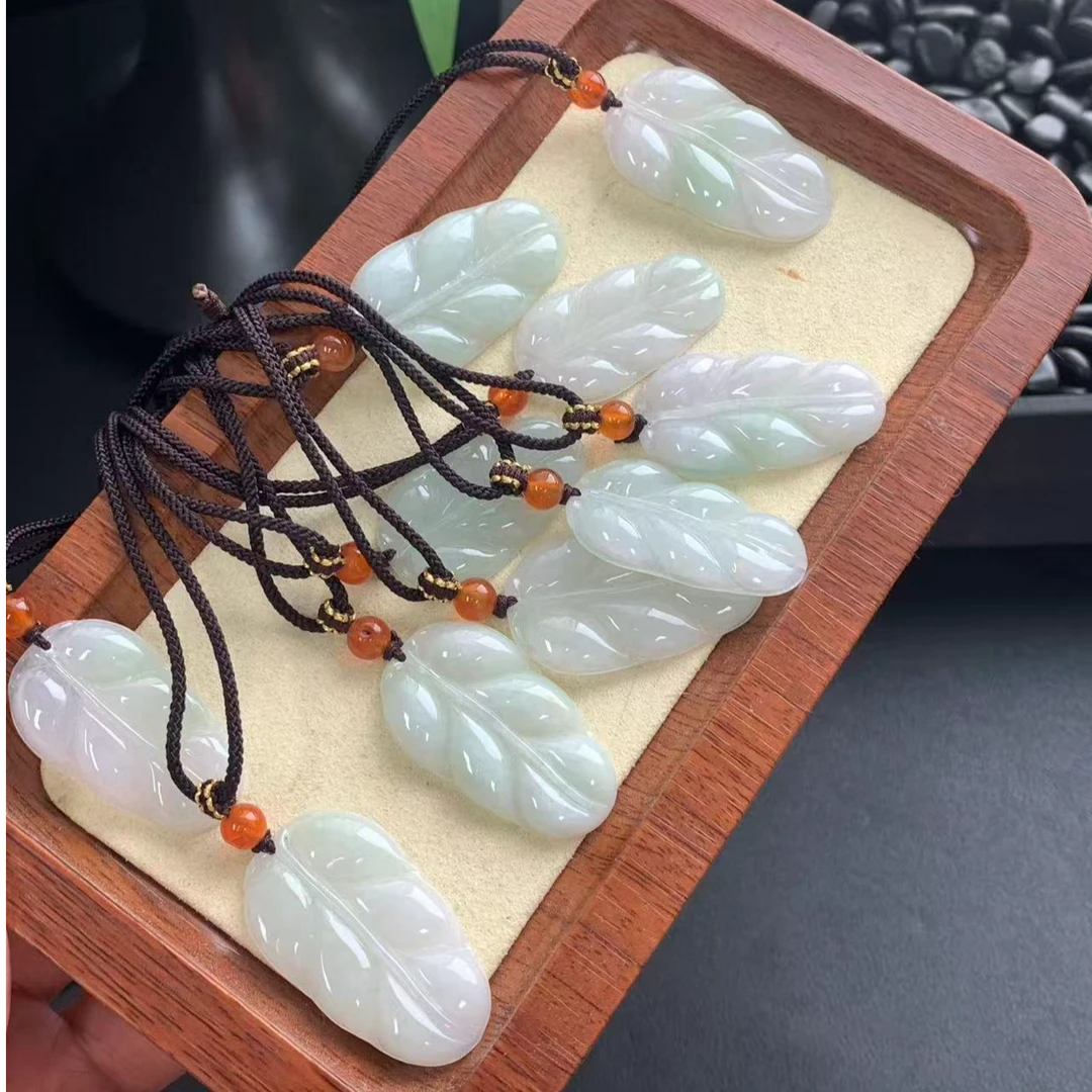【波哥翡翠】天然缅甸翡翠玉石吊坠金枝玉叶~CZH779~多样性一件发货