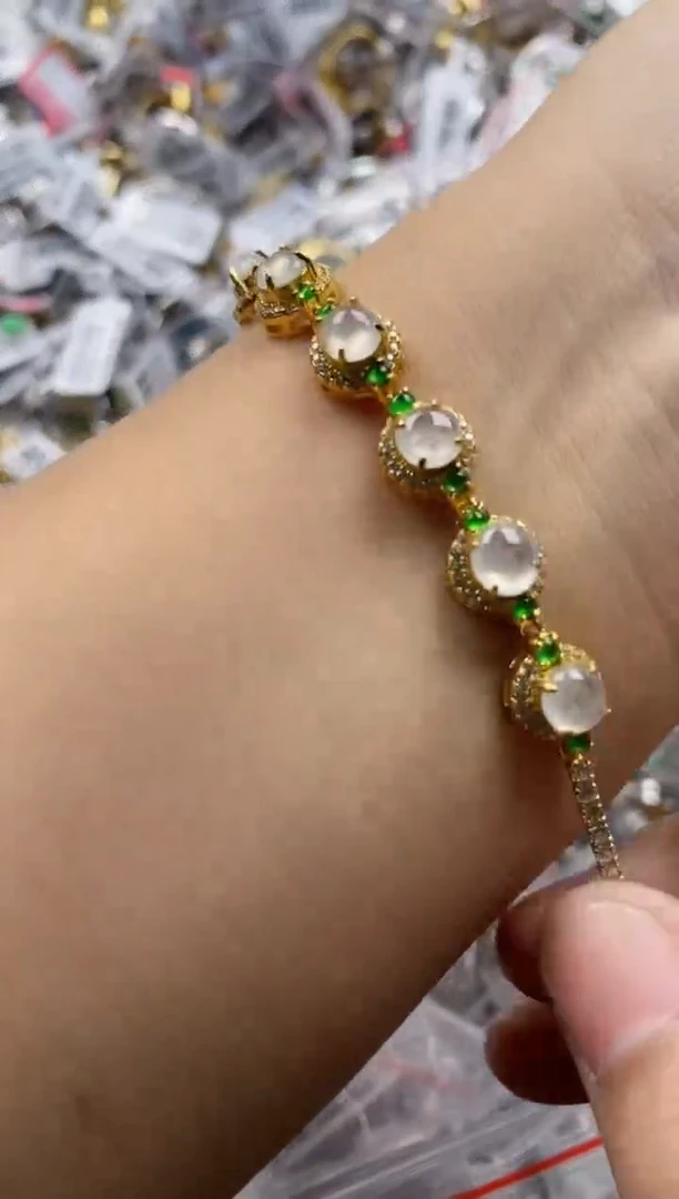 翡翠戒指银S925镶嵌2222     4