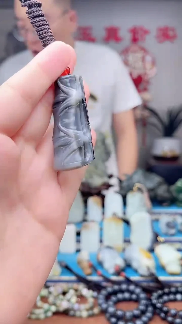 和田玉未镶嵌挂件1