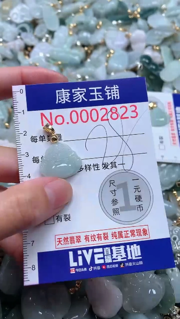 【闪购商品】翡翠吊坠(不含链)未镶嵌2823