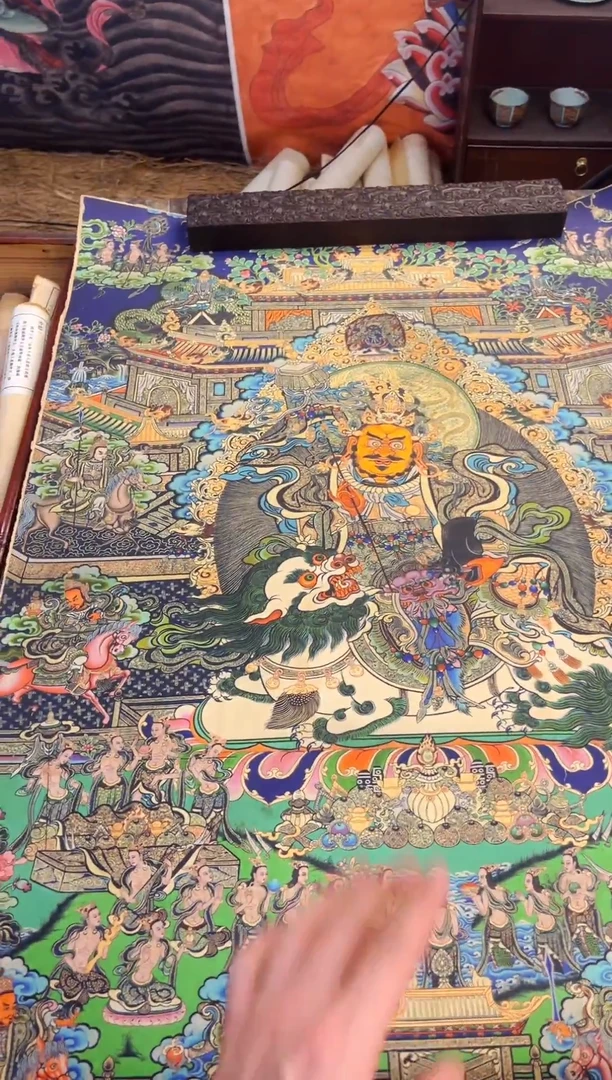 卷轴画大朱画院老六专属w90