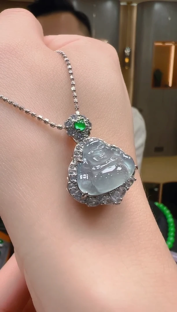 吊坠(不含链)未镶嵌翡翠天然A货翡翠多样性发一