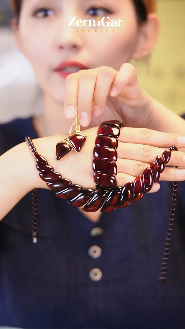 裸石琥珀未镶嵌天然琥珀三件套