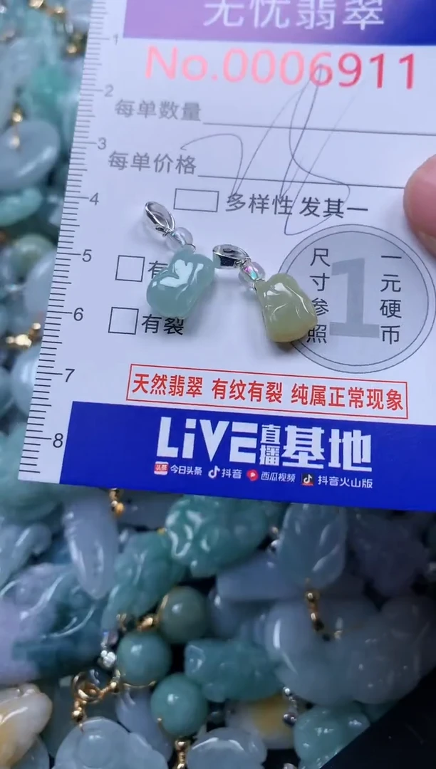 颈饰未镶嵌翡翠6911