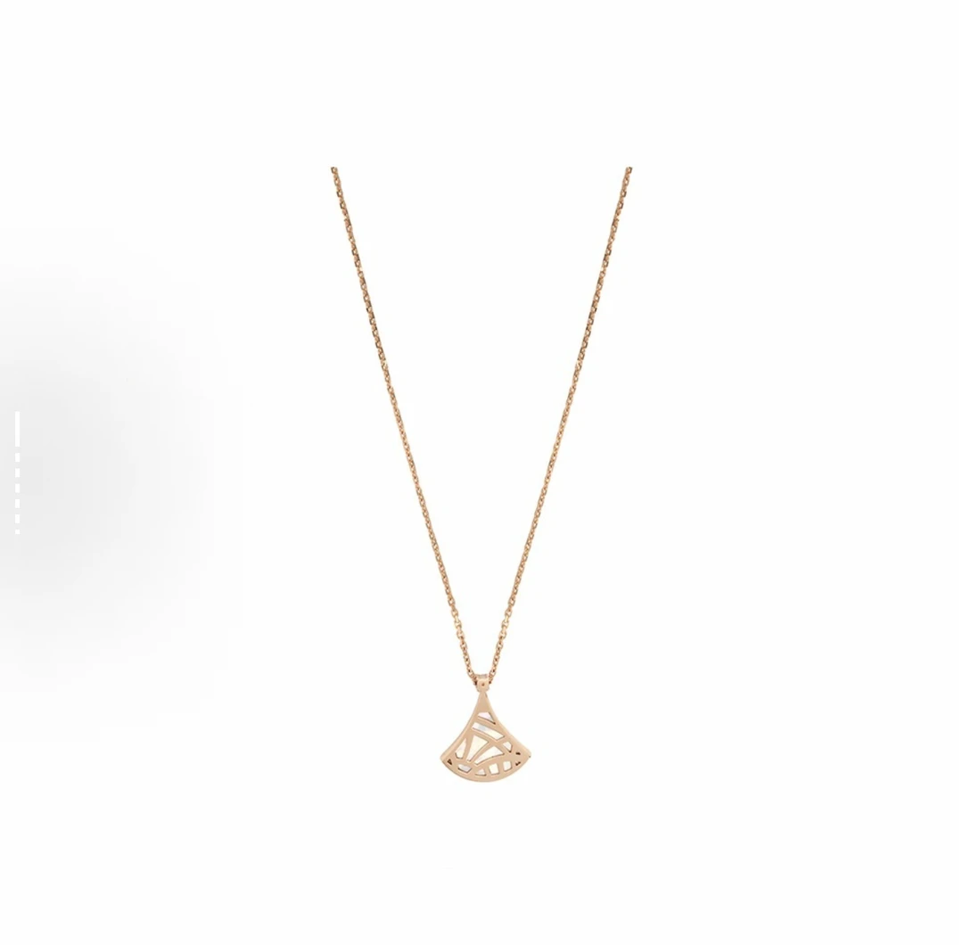 钨金项链 宝宝家经典裙子项链轻奢（V金高定）