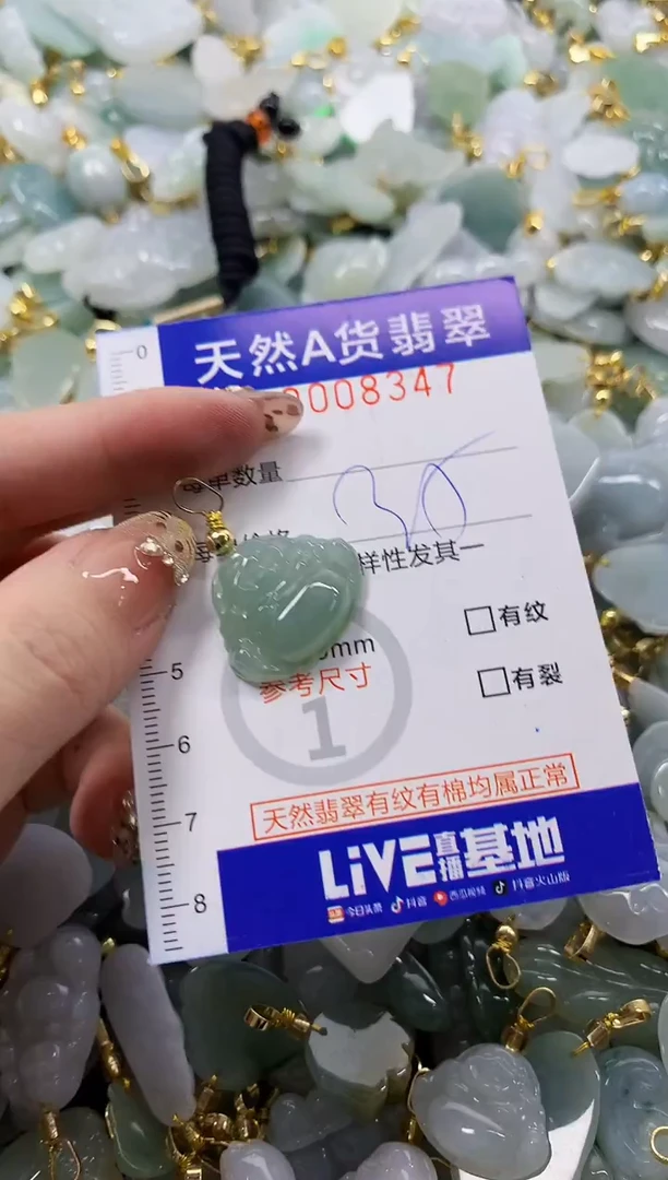 颈饰未镶嵌翡翠天然A货翡翠