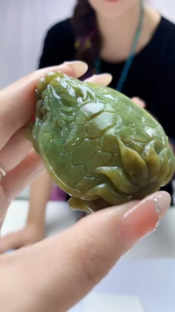 定制翡翠未镶嵌4829DD-毛货挂件38