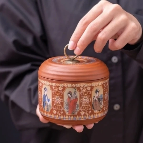 G2153-四大美人小号茶叶罐GS