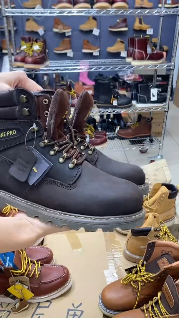 牛皮43码，922，皮鞋码，牛皮工装靴默认瑕疵领口氧化，带钢头