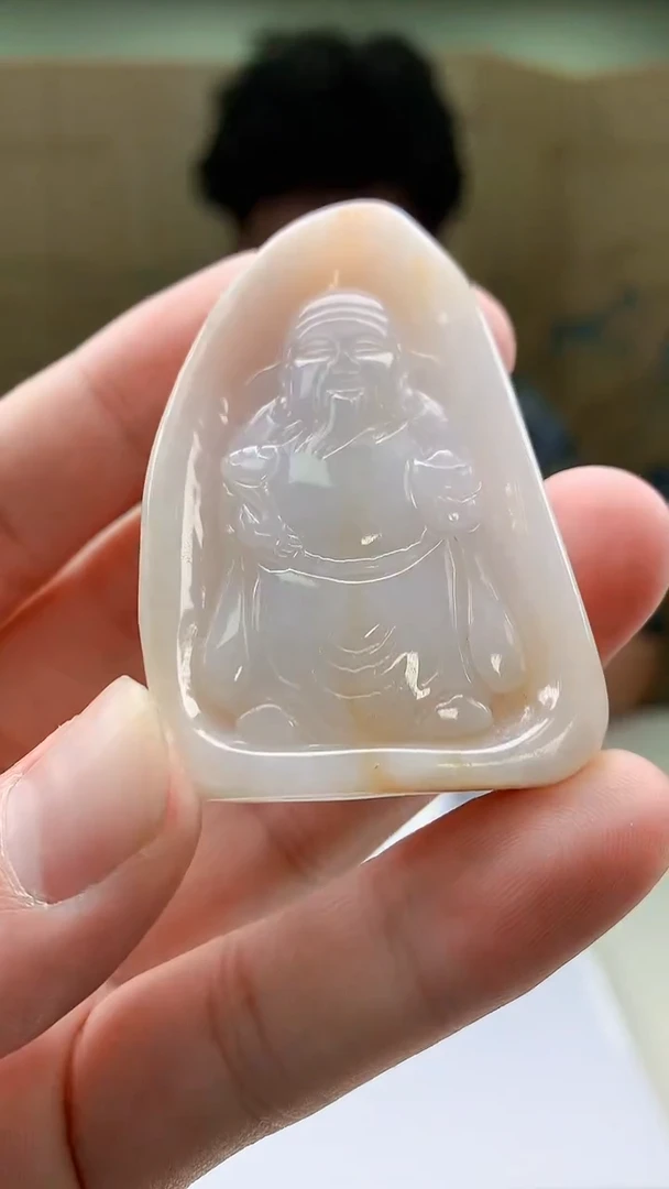 【闪购商品】定制翡翠未镶嵌4688bb-毛货挂件32