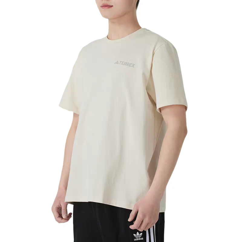 Adidas/阿迪达斯【琥珀流光风】男士经典跑步运动短袖JI8314