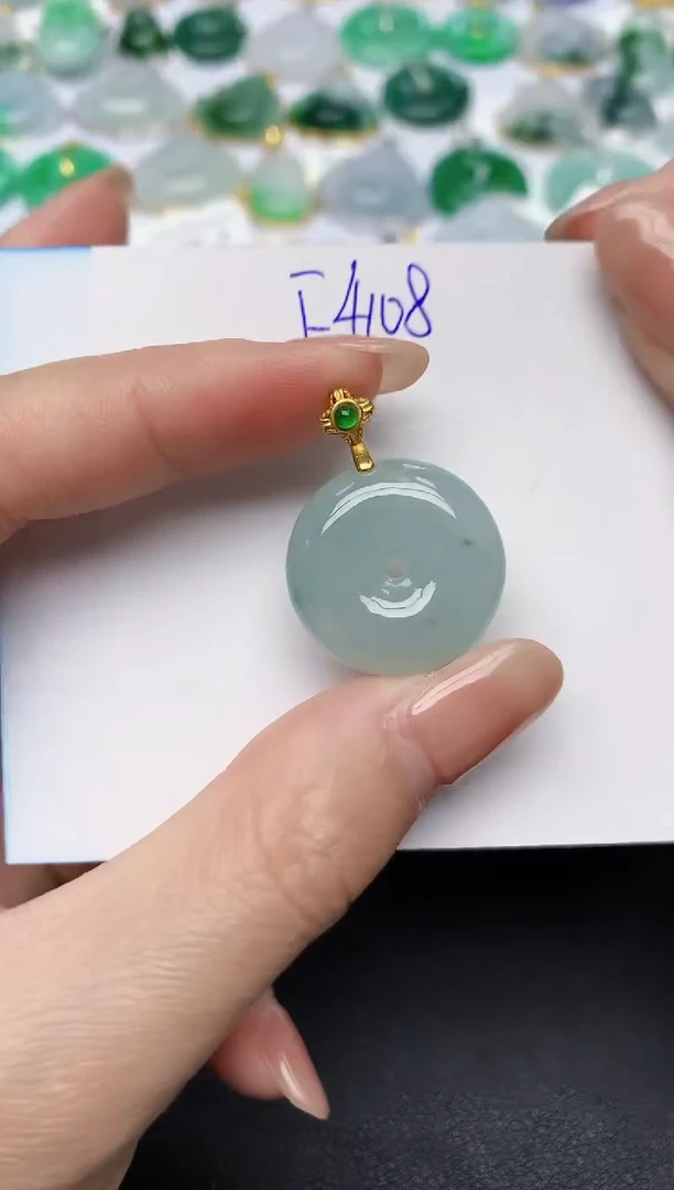 颈饰未镶嵌翡翠天然缅甸A货翡翠百元以上9元证书费自理