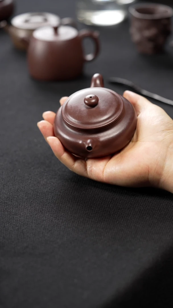 茶壶紫砂彬大口扁腹