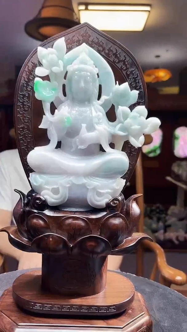 未镶嵌定制翡翠鶄**飛08/1212/C/观音
