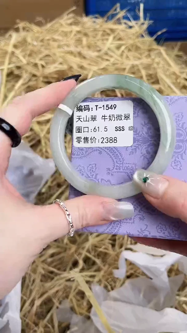 未镶嵌手镯石英质玉T-1549