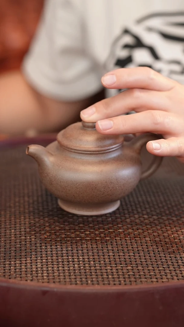 茶壶紫砂原矿手工制作200cc