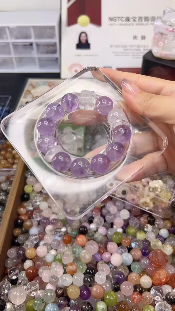 水晶手链合金紫水晶-（定制）罗