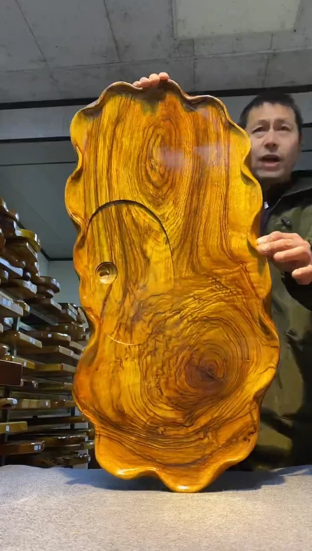 实木茶盘 一物一拍（不含配件）