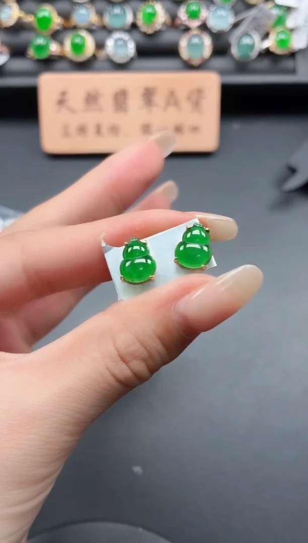 银S925镶嵌戒指翡翠111