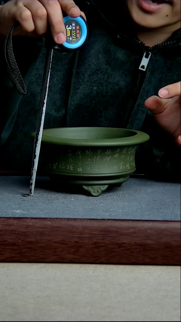 紫砂花盆 12.5*6内径紫砂花盆