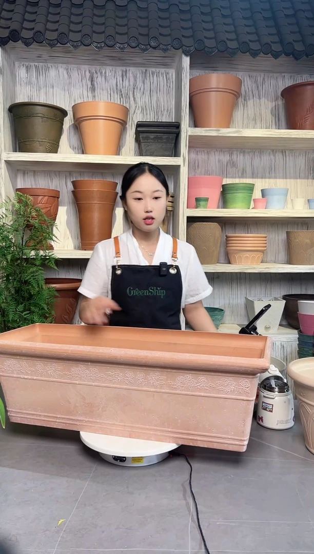 外贸尾单长花盆30*75*24