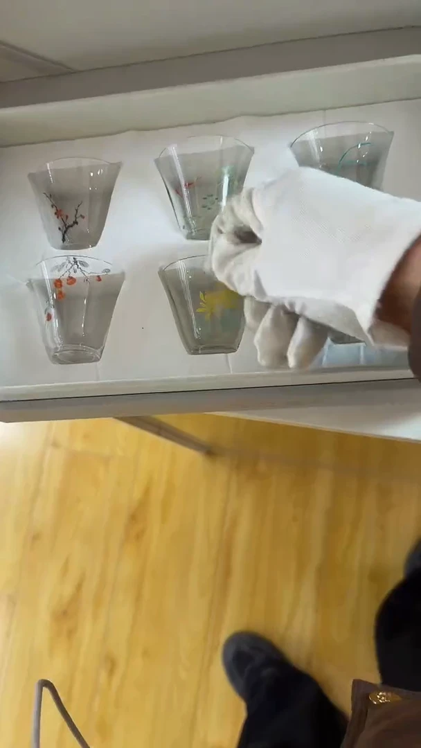 六只手绘主人杯