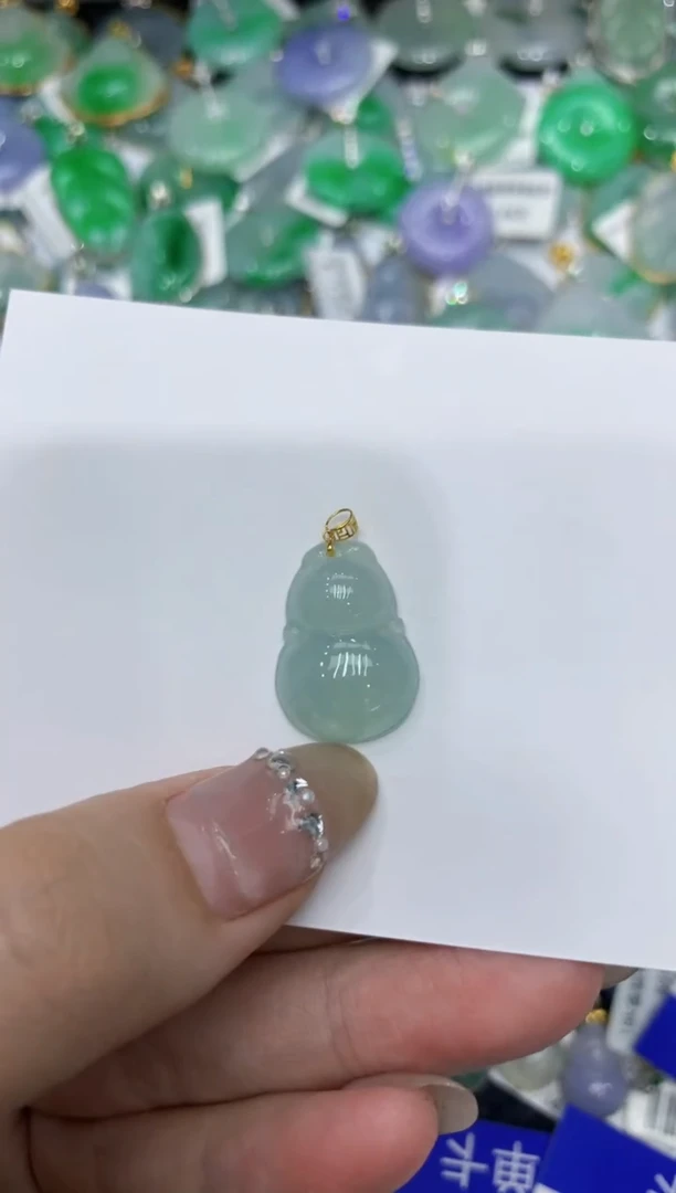 【闪购商品】翡翠颈饰18K金镶嵌222222222
